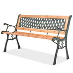 Tuinbank zitbank met diamant- of roosmotief GRATIS BEZORGD!, Verzenden, Nieuw, Hout