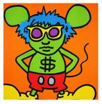 Keith Haring - Andy Mouse - Fine Art, Antiek en Kunst, Kunst | Litho's en Zeefdrukken, Ophalen of Verzenden
