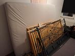 2e hands bed met 2x verstelbare lattenbodem ( 90 x 196 ), Ophalen, Gebruikt, Tweepersoons, 90 cm