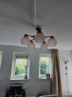 brocante lamp rose glas jaren 50, Antiek en Kunst, Ophalen