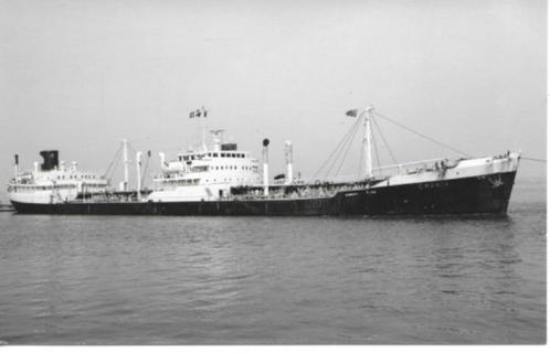 CRANIA Shell scheepvaart tanker tankschip krimpen giessen, Verzamelen, Scheepvaart, Zo goed als nieuw, Kaart, Foto of Prent, Verzenden