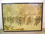 WW2 poster / schoolplaat, Ophalen of Verzenden, Landmacht, Duitsland, Foto of Poster