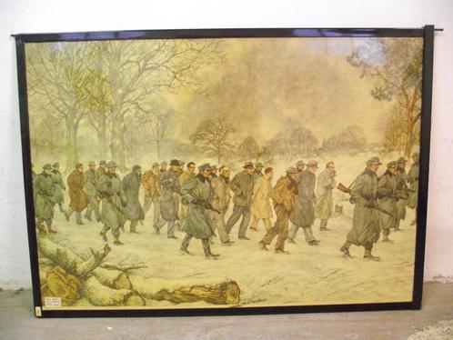 WW2 poster / schoolplaat, Verzamelen, Militaria | Tweede Wereldoorlog, Landmacht, Foto of Poster, Duitsland, Ophalen of Verzenden
