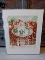 Marjoke Schulten 'Paardensport', Antiek en Kunst, Kunst | Schilderijen | Modern, Ophalen of Verzenden