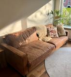 Stijlvolle lederen bank - moet zo snel mogelijk weg, Huis en Inrichting, Banken | Bankstellen, Ophalen, Zo goed als nieuw, Rechte bank