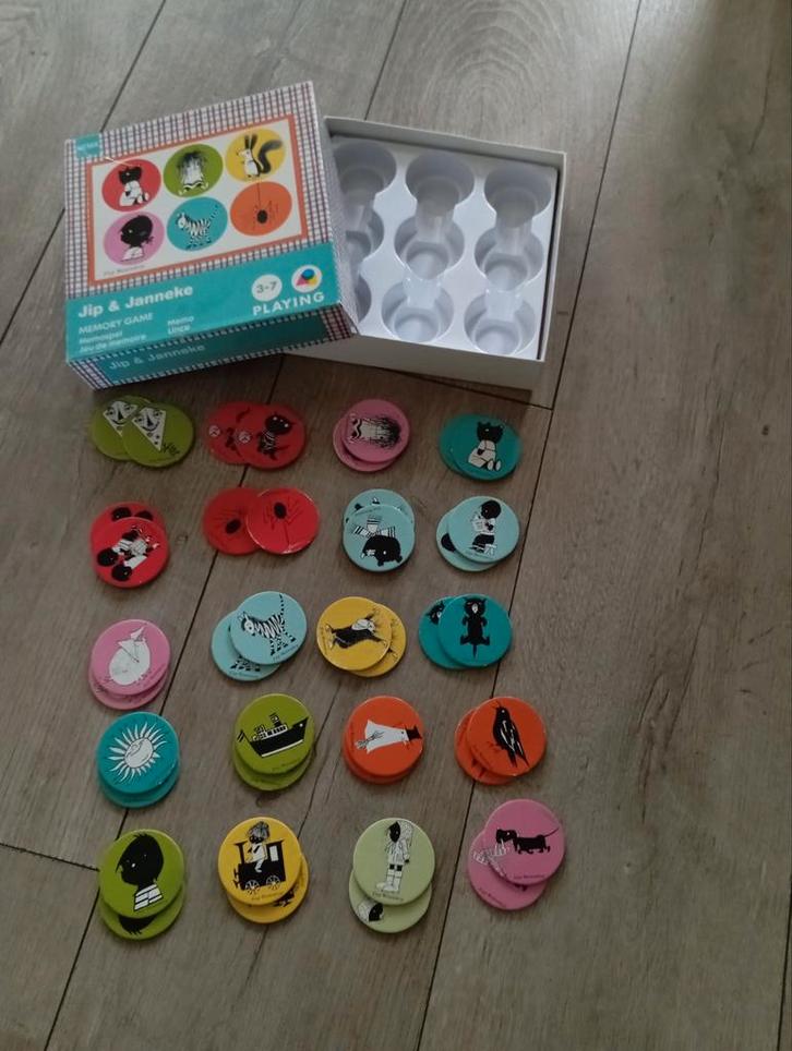 Jip en Janneke Memory - Compleet, Gebruikt, Kinderen en Baby's, Speelgoed | Overig, Gebruikt, Jongen of Meisje, Ophalen of Verzenden