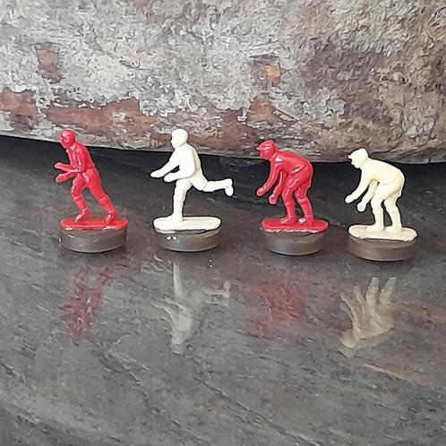 4 voetballers Homas magnetisch voetbalspel jaren 50/60, Verzamelen, Speelgoed, Gebruikt, Ophalen of Verzenden