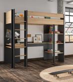 Gami Duplex hoogslaper – met bureau en opbergruimte, Ophalen, Zo goed als nieuw, Hoogslaper