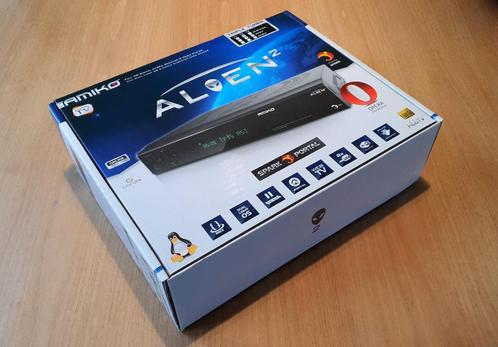 Amiko Alien2 Triple Tuner satelliet kabel Digitenne Recorder, Audio, Tv en Foto, Schotelantennes, Gebruikt, Overige merken, Ophalen