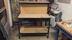 Gratis Werkbank - 140x116x57cm, werkblad 91cm hoog, Doe-het-zelf en Verbouw, Ophalen, Gebruikt, 120 tot 170 cm