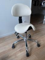 Ergonomische zadelkruk - Wit, Ophalen, Gebruikt, Wit, Bureaukruk