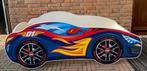 Peuterbed 140x70cm race auto, Ophalen, Gebruikt, 70 tot 85 cm, 140 tot 160 cm