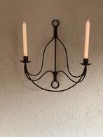 Unieke zwarte muurkandelaar, feestdagen, Ophalen, Overige materialen