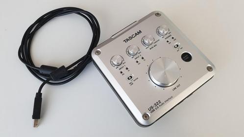 Tascam US-322 externe geluidskaart, Muziek en Instrumenten, Instrumenten | Onderdelen, Zo goed als nieuw, Ophalen of Verzenden