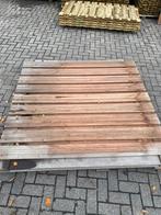 Opruiming! 4 stuks Hardhout 21 planks 180x180 horizontaal, Ophalen, Zo goed als nieuw, 200 cm of meer, 150 tot 200 cm