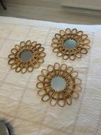 Zonnespiegeltjes 3 stuks, Huis en Inrichting, Woonaccessoires | Spiegels, Ophalen, Minder dan 50 cm, Rond, Zo goed als nieuw
