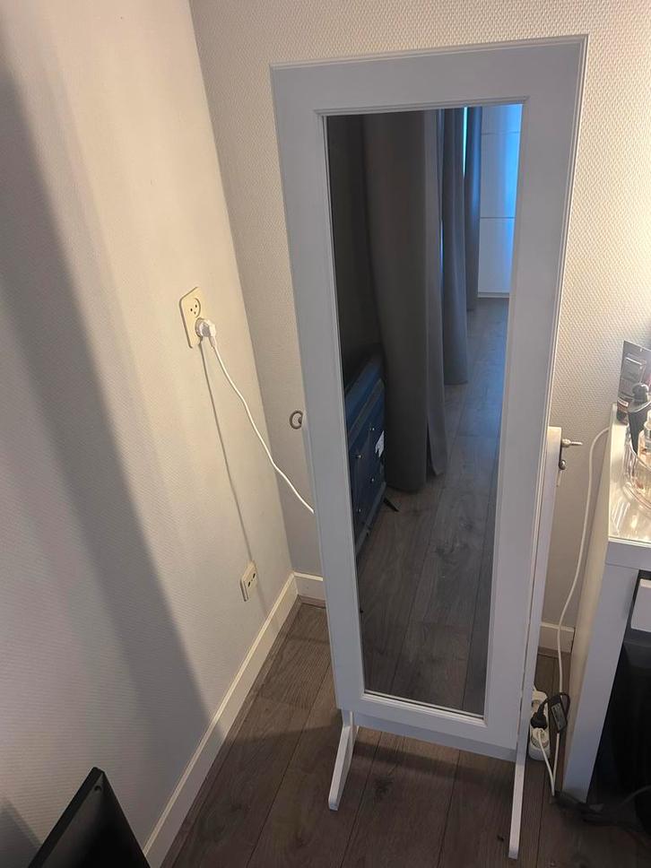 Mooie Sieradenkast met Spiegel, Huis en Inrichting, Woonaccessoires | Spiegels, Zo goed als nieuw, Minder dan 50 cm, 150 tot 200 cm
