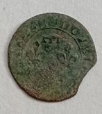 Double Tournois 1640 Frankrijk Lodewijk XIII Antieke Munt, Ophalen of Verzenden, Frankrijk