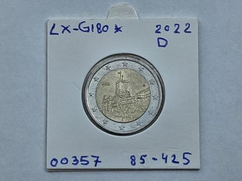 2-euromunt Duitsland (D) D 2022 Herdenking LX-G180*, Postzegels en Munten, Munten | Europa | Euromunten, Losse munt, 2 euro, Duitsland