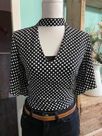 Zara blouse maat XS polkadots met vleermuismouwen, Zara, Maat 34 (XS) of kleiner, Zo goed als nieuw, Ophalen