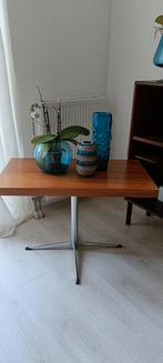 Vintage Bijzettafel TV-Tafeltje, Ophalen, Gebruikt, Rechthoekig, Hout