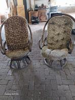 Rotan draaistoelen set, Ophalen of Verzenden