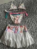 Paté de sable bikini met bijpassend rokje 12 jaar, Bikiniset, Meisje, Ophalen of Verzenden, Zo goed als nieuw