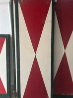 Raamluiken Zandloper Rood Groen - Boerderijstijl, Ophalen, Gebruikt, Minder dan 80 cm, Overige typen