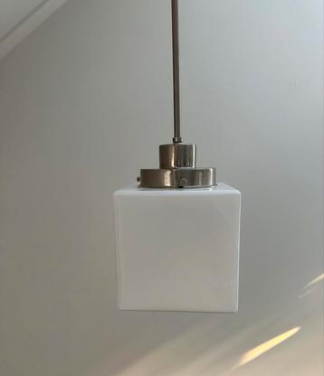 Art deco jaren 30 kubus hanglamp beschikbaar voor biedingen