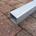 Partij Stalen gelakte koker 50 mm x 50 mm Lengte 165 cm, Ophalen, Zo goed als nieuw, IJzer