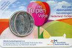 Herdenkingsmunt => Het Tulpen Vijfje, Verzenden, Euro's, Losse munt