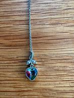 Vintage zilveren ketting met hanger., Sieraden, Tassen en Uiterlijk, Kettinghangers, Ophalen of Verzenden, Zo goed als nieuw, Zilver