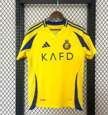 Al-Nassr Thuisshirt – Geel met Blauwe Accenten beschikbaar voor biedingen