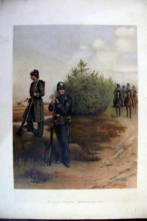 Nederlandse uniformplaten, Verzamelen, Militaria | Tweede Wereldoorlog, Landmacht, Embleem of Badge, Nederland, Ophalen of Verzenden