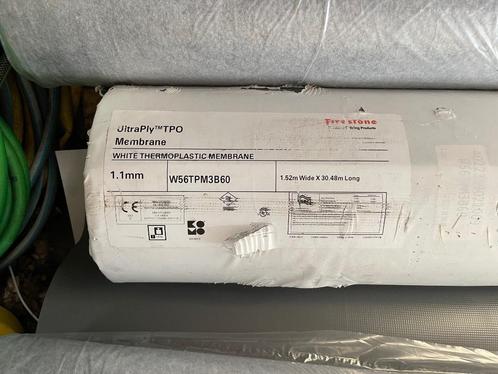 Firestone UltraPly  TPO Membrane voor dakbedekking, Doe-het-zelf en Verbouw, Dakpannen en Dakbedekking, Nieuw, Dakleer, Kunststof