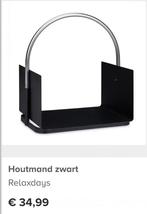 Leuk setje houtmand en as emmer met schep en veger, Huis en Inrichting, Haarden, Ophalen of Verzenden, Nieuw, Vrijstaande haard