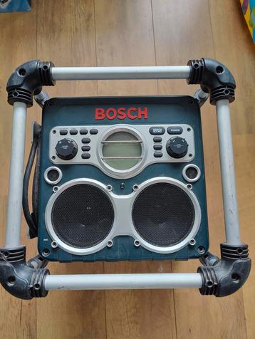 Bosch bouwradio met 2 stopcontacten  beschikbaar voor biedingen