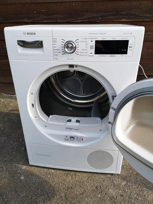Bosch Exclusiv Warmtepomp droger 9kg vulgewicht, Witgoed en Apparatuur, Wasdrogers, Zo goed als nieuw, Overige typen, 8 tot 10 kg