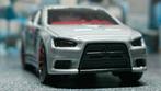 2008 Mitsubishi Lancer Evo grijs Hot Wheels, Ophalen of Verzenden, Nieuw
