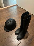 Paardrijlaarsjes en cap, Dieren en Toebehoren, Paardrijkleding, Ophalen of Verzenden, Zo goed als nieuw, Cap
