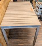 Tafel tuintafel 165Lx90Bx77H, Ophalen, Gebruikt, Rechthoekig