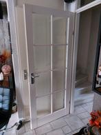 Binnendeur met 8 raampjes, Doe-het-zelf en Verbouw, Deuren en Horren, Ophalen of Verzenden, Binnendeur, 200 tot 215 cm