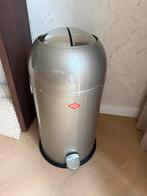 Bronze / champagne kleur Wesco prullenbak, Huis en Inrichting, 40 liter of meer, Ophalen of Verzenden, Zo goed als nieuw