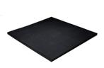 Rubber sportvloer tegels PREMIUM 100x100x2 900kg/m3 zwart, Nieuw, Ophalen of Verzenden, Fitnessmat