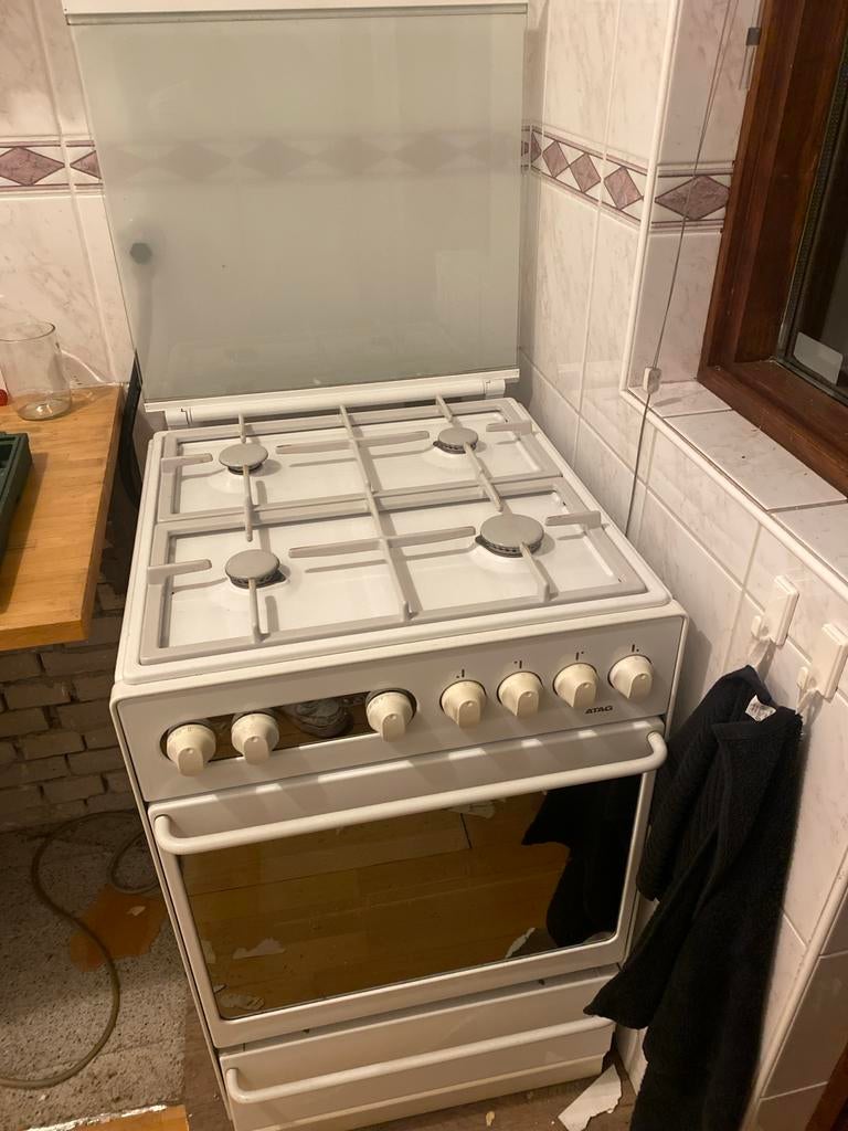 Atag vrijstaande oven met grill, Ophalen, Gebruikt, Hete lucht, Oven met grill