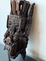 Indisch Indonesisch masker Garuda Coromandelhout, Antiek en Kunst, Ophalen of Verzenden