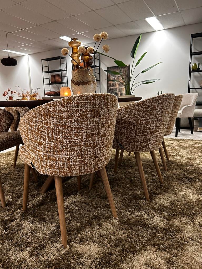 Passe Partout Popsy 6 Eetkamerstoelen - 50 %Korting!, Ophalen of Verzenden