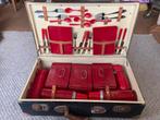 Complete vintage picknick koffer, Ophalen of Verzenden