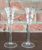 Royal Leerdam Decora kandelaars, set van 2,  volgnr 66, Antiek en Kunst, Ophalen of Verzenden