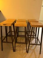 Bar krukken x6, Huis en Inrichting, Barkrukken, 2 krukken, Ophalen of Verzenden, Zo goed als nieuw, Hout